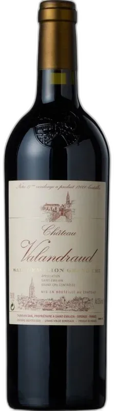 vue du vin Château de Valandraud 2006