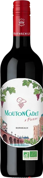 vue du vin Baron Philippe de Rothschild Mouton Cadet Pierre Rouge 2024