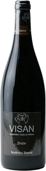 photo du vin Côtes du Rhône Villages Zinzin Rouge 2023 Matthieu Barret