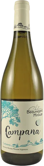 photo du vin Corbières Campana Blanc 2024 Château Beauregard-Mirouze