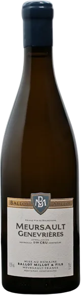 photo du vin Meursault 1er Cru Genevrières Blanc 2020 Domaine Ballot-Millot