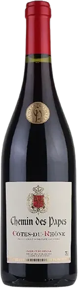 photo du vin Côtes du Rhône Villages Filet or Rouge 2023 Chemin des Papes