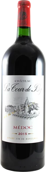 photos du vin Château la Tour de by Médoc Cru Bourgeois Magnum Rouge 2015