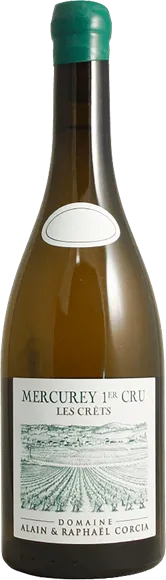 photo du vin Mercurey 1er Cru les Crêts Blanc 2022 Domaine Alain et Raphaël Corcia