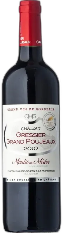 photo du vin Château Gressier Grand Poujeaux 2008