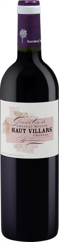 photo du vin Château Moulin Haut Villars 2022
