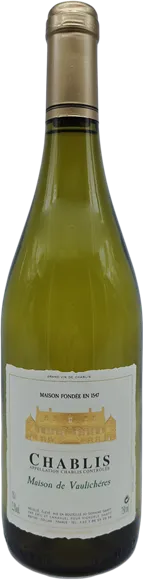 illustration du vin Chablis Blanc 2023 Maison de Vaulichères