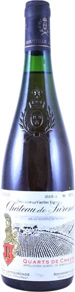 image du vin Quarts de Chaume Vieilles Vignes Blanc 1989 Château de Suronde