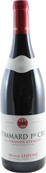 aperçu du vin Pommard 1er Cru les Grands Epenots Rouge 2019 Domaine Lejeune