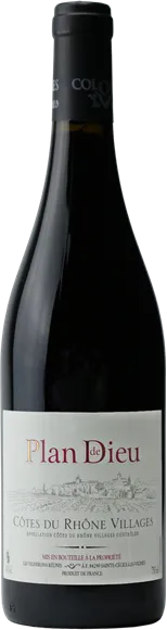 image du vin Côtes du Rhône Villages Plan de Dieu Rouge 2024 Colombes des Vignes