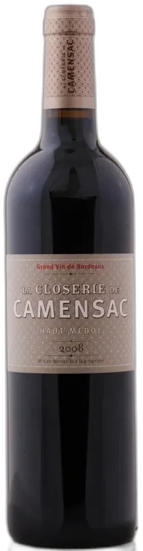 capture du vin Closerie de Camensac 2012