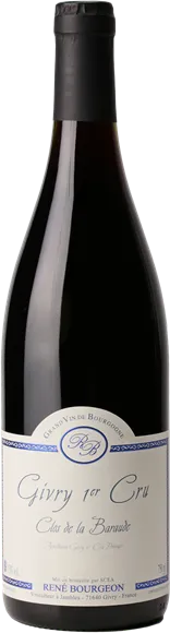 photo du vin Givry 1er Cru Clos de la Baraude Rouge 2023 Domaine René Bourgeon