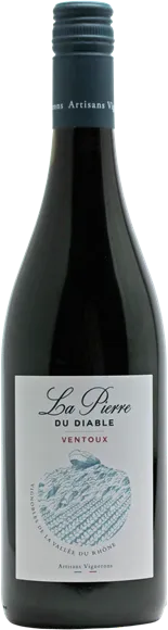 photo du vin la Pierre du Diable Ventoux Rhonéa Rouge 2024