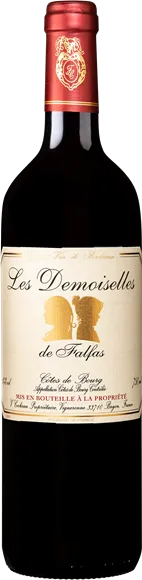 aperçu du vin les Demoiselles de Falfas Rouge 2024 Château Falfas
