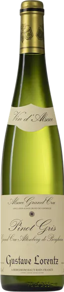 photo du vin Alsace Grand Cru Altenberg de Bergheim Pinot Gris Vieilles Vignes Blanc 2016 Gustave Lorentz