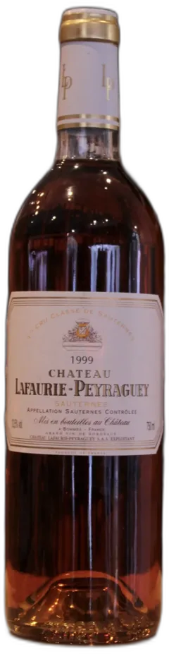 vue du vin Sauternes 1er Gcc 1999 Chateau Lafaurie Peyraguey