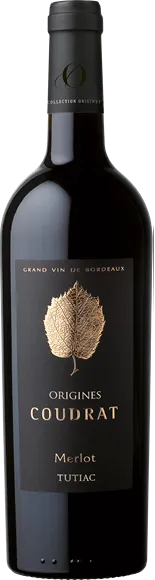 photo du vin Côtes de Bordeaux Blaye Origines Coudrat Merlot Rouge 2015 Tutiac