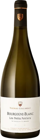 vue du vin Bourgogne les Petits Poiriers Blanc 2023 Domaine Thomas-Collardot