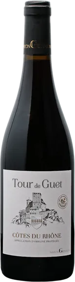 photo du vin Côtes du Rhône Tour de Guet Rouge 2024 Maison Gervasoni