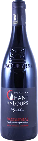 photo du vin Vacqueyras les Lèbres Rouge 2022 Domaine Chant des Loups