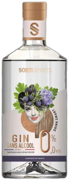 photo du vin Sober Spirits Gin Sans Alcool-50cl- Alc. Desalcoolise