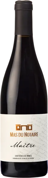 illustration du vin Costières de Nîmes Maître Rouge 2024 le Mas du Notaire