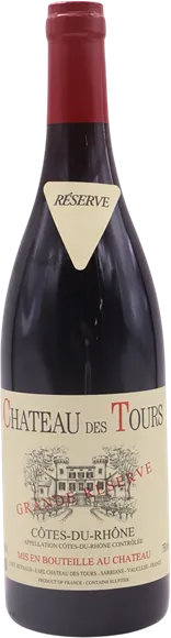 photo du vin Côtes du Rhône Grande Réserve Rouge 2014 Château des Tours Emmanuel Reynaud