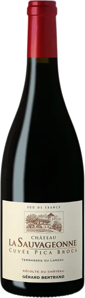 image du vin Terrasses du Larzac Château la Sauvageonne Cuvée Pica Broca Rouge 2022 Gérard Bertrand