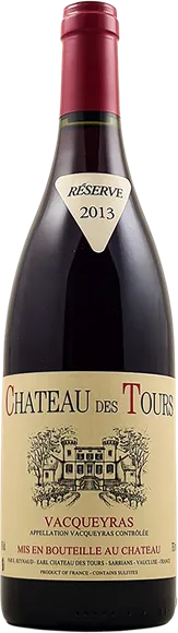 capture du vin Château des Tours Emmanuel Reynaud Vacqueyras Rouge 2013