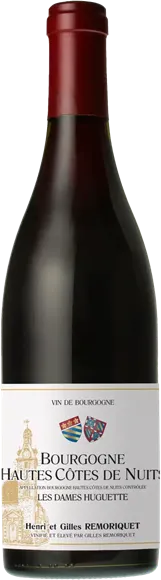 image du vin Bourgogne Hautes Côtes de Nuits les Dames Huguette Rouge 2023 Domaine Henri et Gilles Remoriquet