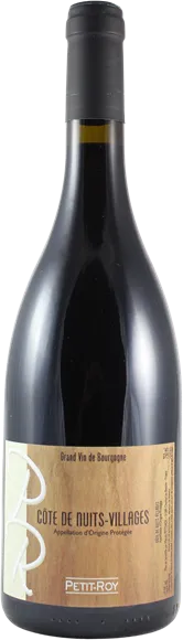 image du vin Côte de Nuits Villages Rouge 2016 Maison Petit Roy