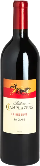photos du vin la Clape la Réserve Rouge 2023 Château Camplazens