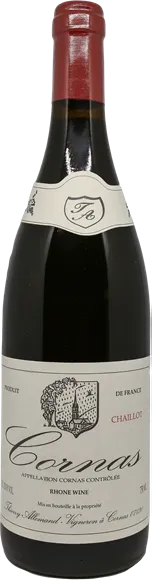 photo du vin Cornas Chaillot Rouge 2016 Domaine Thierry Allemand