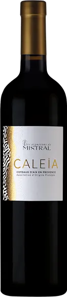 photo du vin Coteaux d’Aix-en-Provence Caleïa Rouge 2022 les Vignerons de Mistral