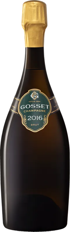 image du vin Champagne Gosset Grand Millesime 75cl- Alc. Coffret