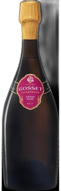 photos du vin Champagne Gosset Grand Rose-75cl- Alc. Coffret