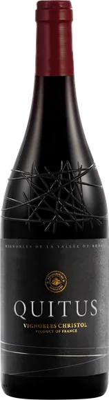 vue du vin Costières de Nîmes Quitus Rouge 2024 Vignerons Propriétés Associés