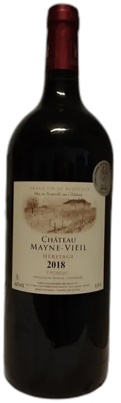 image du vin Chât. Mayne-Vieil Magnum-1 Aoc Fronsac- Alc