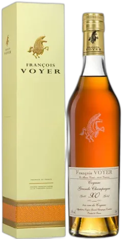 vue du vin Cognac Voyer xo Gold-50cl- Alc. de 10 a 30 Ans