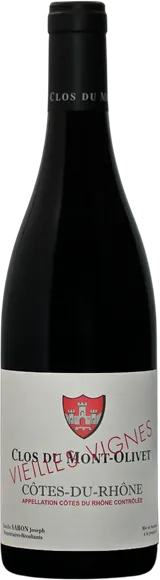photo du vin Côtes du Rhône Vieilles Vignes Rouge 2022 Clos du Mont-Olivet