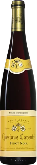 photos du vin Alsace Pinot Noir Cuvée Particulière Rouge 2023 Gustave Lorentz