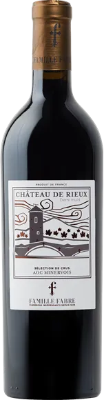 photo du vin Minervois Château de Rieux Muid Rouge 2023 Famille Fabre