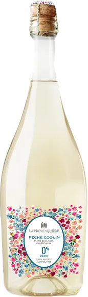 photo du vin Péché Coquin Blanc de Blancs Chardonnay Sans Alcool la Provenquière