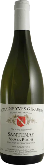 photo du vin Santenay Sous la Roche Blanc 2024 Domaine Yves Girardin