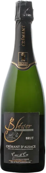 image du vin Crémant d’Alsace Brut Coeur de Cru Blanc 2022 Domaine Claude et Christophe Bléger