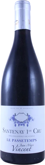 image du vin Santenay 1er Cru Passetemps Rouge 2020 Domaine Jean-Marc Vincent