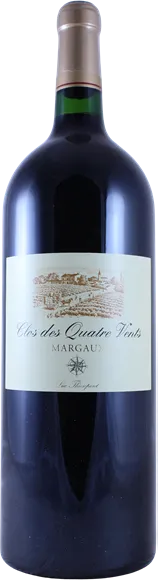 image du vin Clos des Quatre Vents Margaux Magnum Rouge 2008