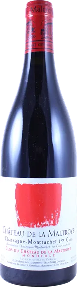 photo du vin Chassagne-Montrachet 1er Cru Clos du Château Monopole Rouge 2021 Château de la Maltroye