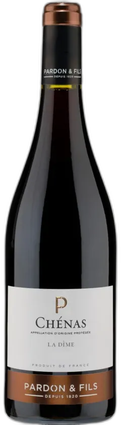 capture du vin Chenas la Dîme 75cl-Alc. Vol. Pardon & Fils