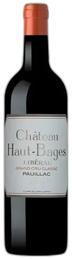 vue du vin Château Haut Bages Liberal 2016